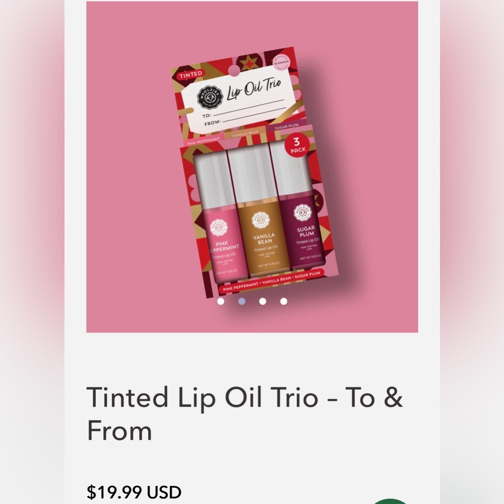 Woolzies Tinted Lip Oil Trio Set